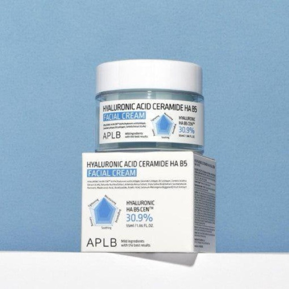 APLB Squalane Hyaluronic Acid Facial Cream- 55ml/1.86 fl oz- K Beauty